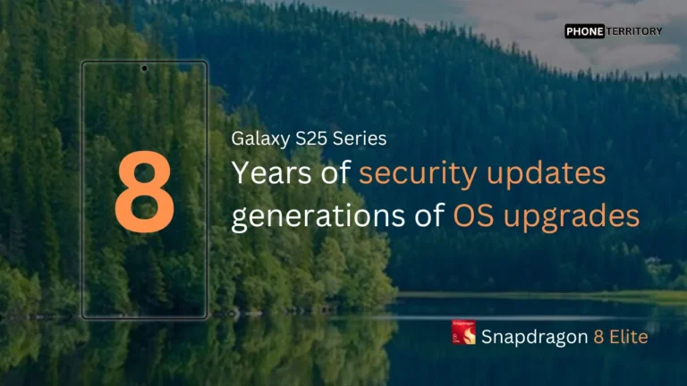 8 years of software support for Galaxy S25