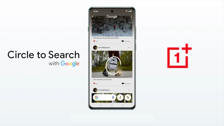 OnePlus Circle to search